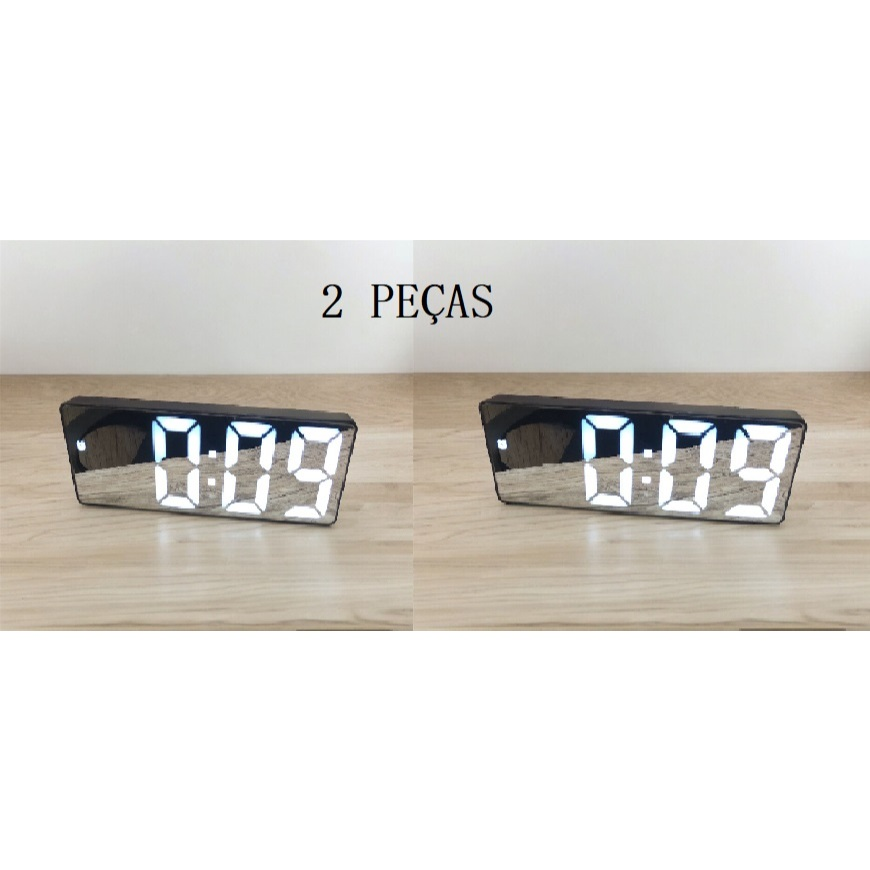 Relógio Despertador Digital De Mesa Decorativo