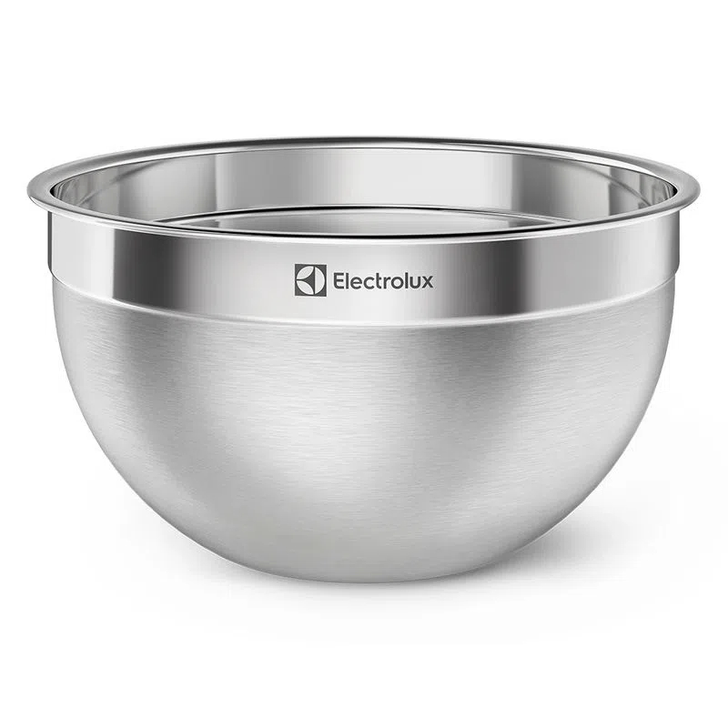 Conjunto de Bowls Tigelas de Inox com Tampa Plástica - Electrolux - bowl - tigela - bowl inox