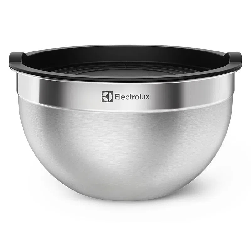 Conjunto de Bowls Tigelas de Inox com Tampa Plástica - Electrolux - bowl - tigela - bowl inox