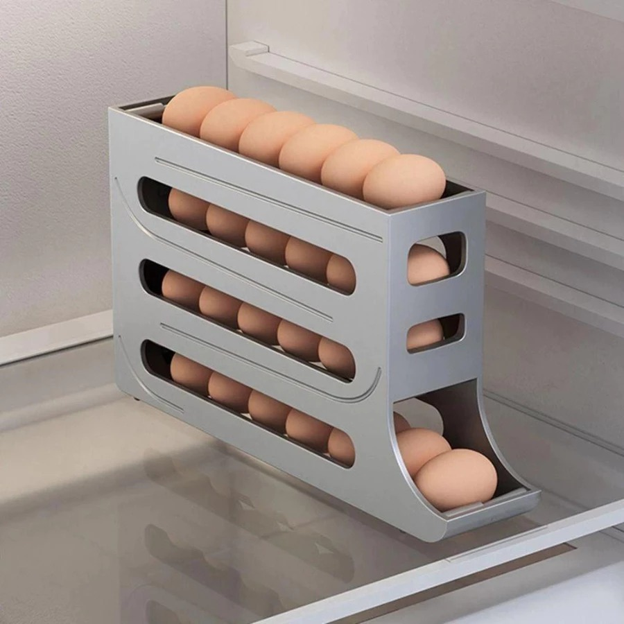 Porta Ovos Deslizante  Para Geladeira